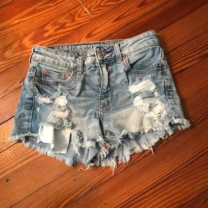 A&E High waisted jean shorts